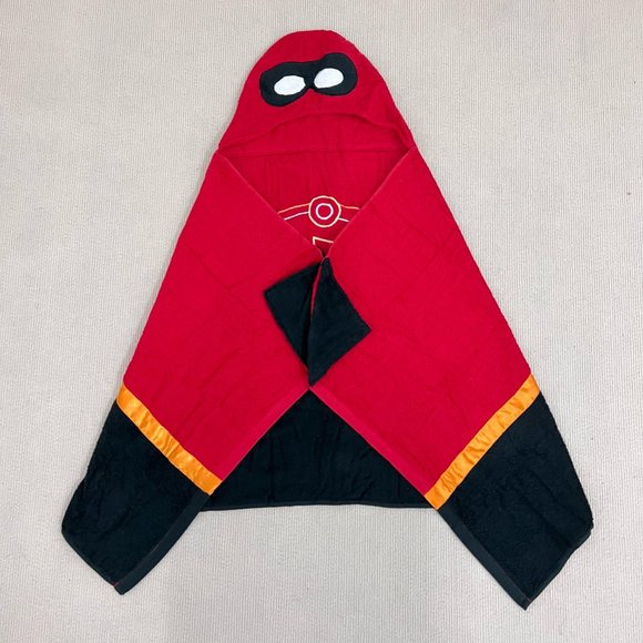 Bundle of 2 Kids' Hooded Bath Wrap/Beach Towels:1 Star Wars+1 The Incredibles - Picture 6 of 6